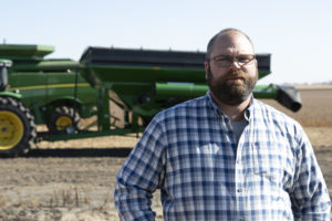 Kevin Poppel, Channel Farmer in his field